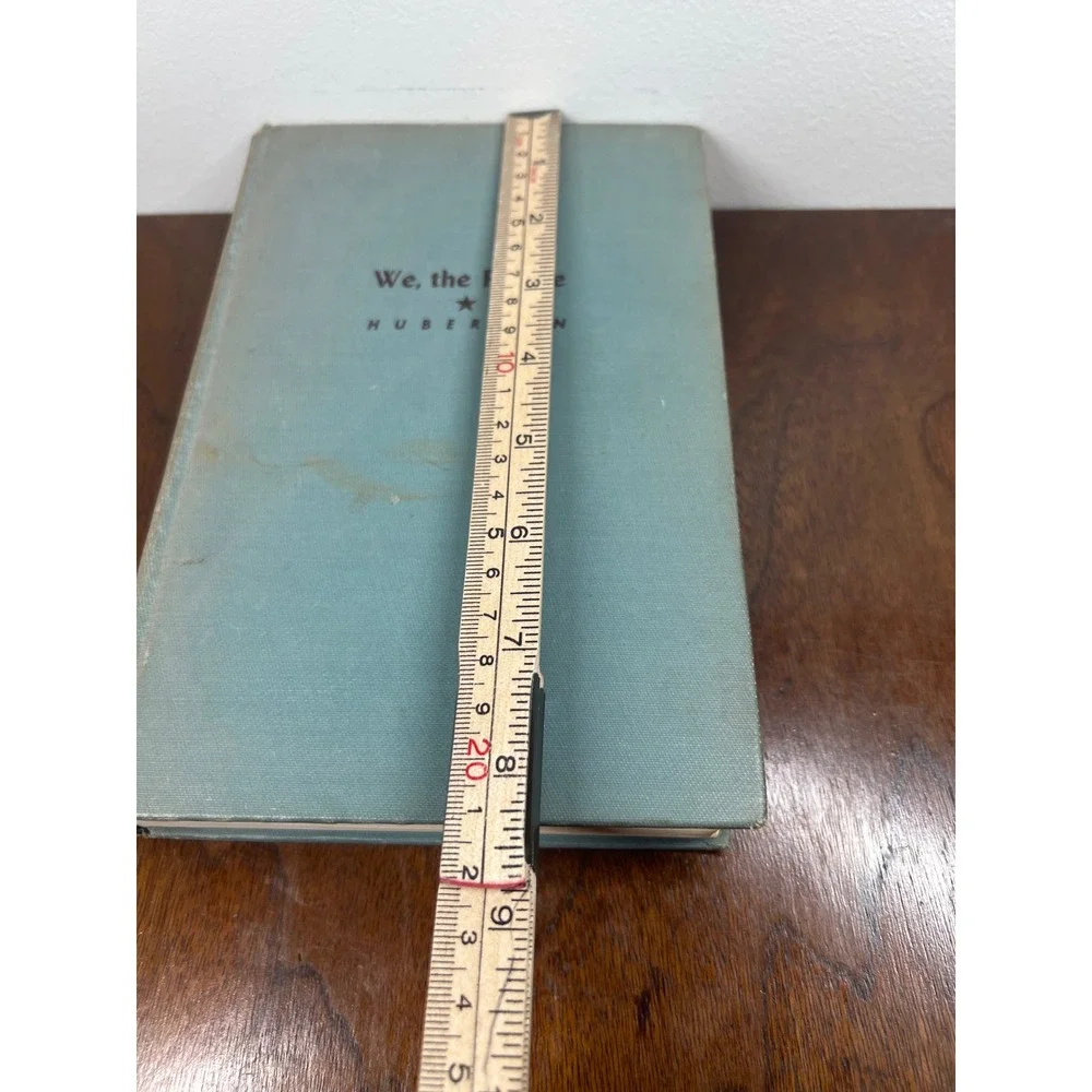 Harper We the People Leo Huberman Cloth Hardcover 1940's Vintage History Book